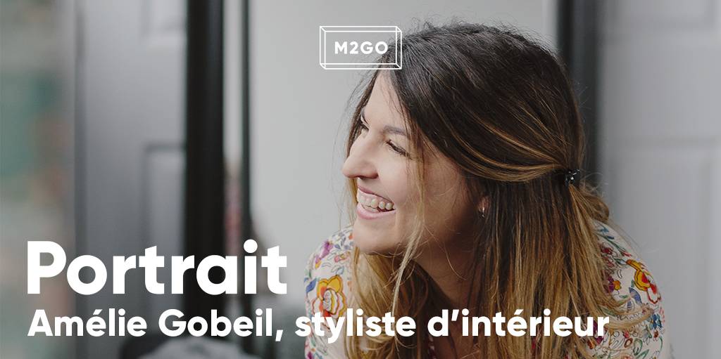 Portrait d'Amélie Gobeil, styliste d'intérieur