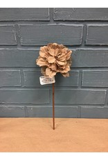 Burlap Peony Pick, Natural