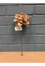 Burlap Peony Pick, Natural