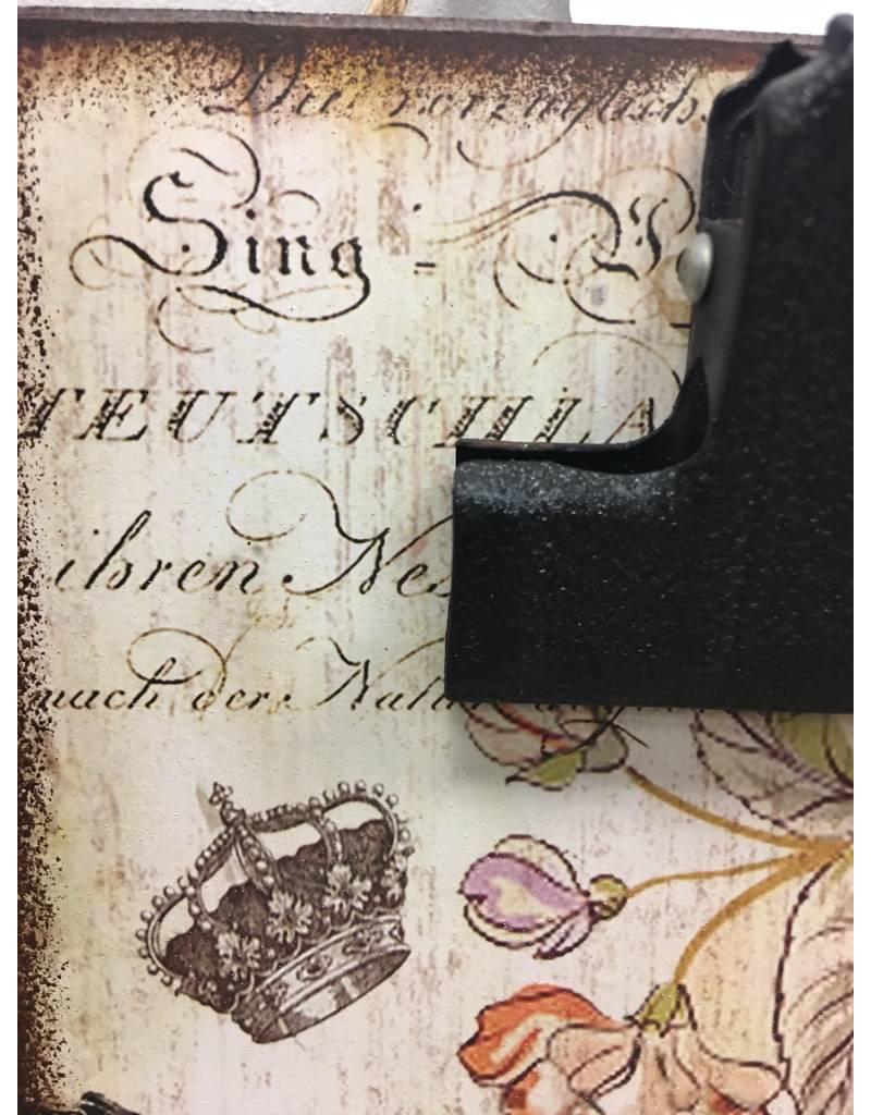 Vintage Bird Hanging Clipboard