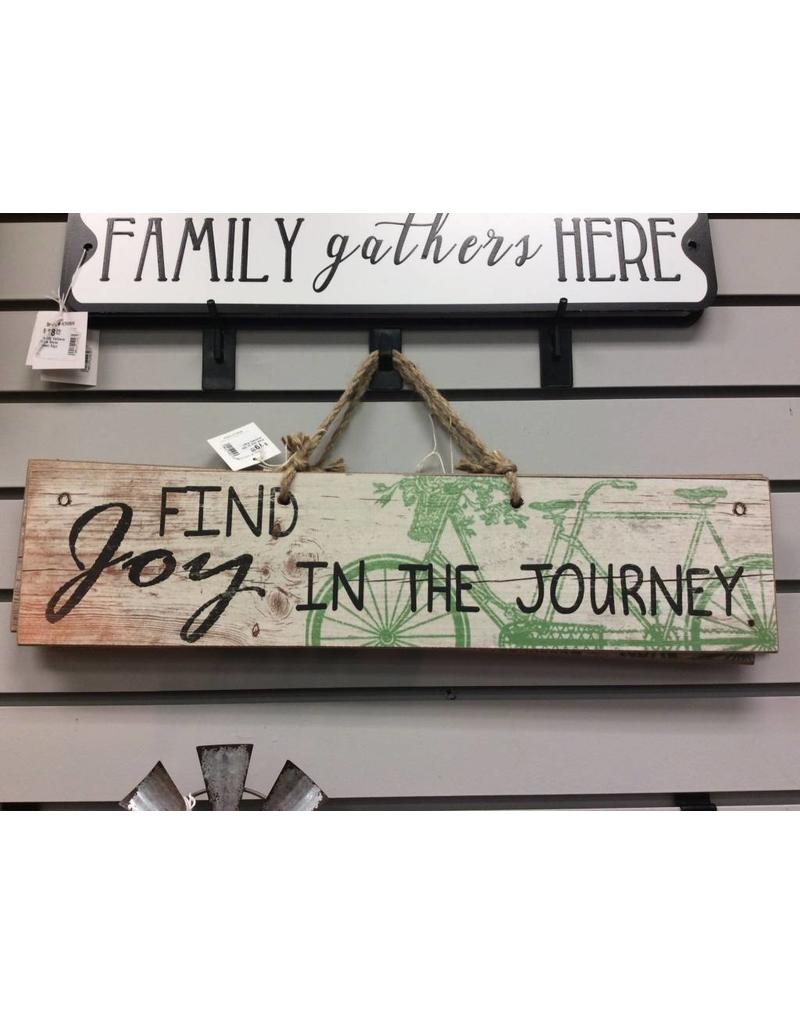 Find Joy in the Journey Sign