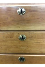 Wood Display Case w 8 Drawers and 3 Shelves