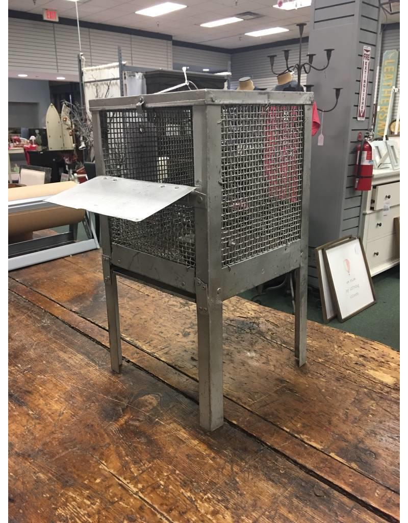 Vintage Metal Animal Cage