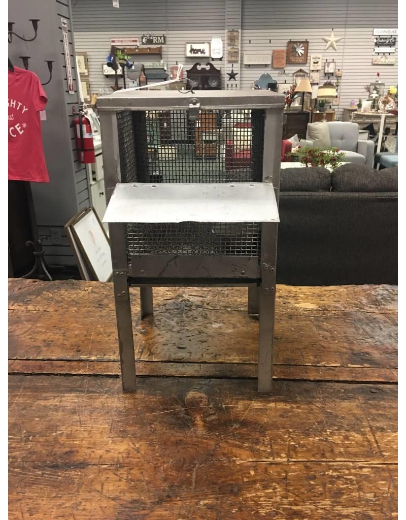 Vintage Metal Animal Cage