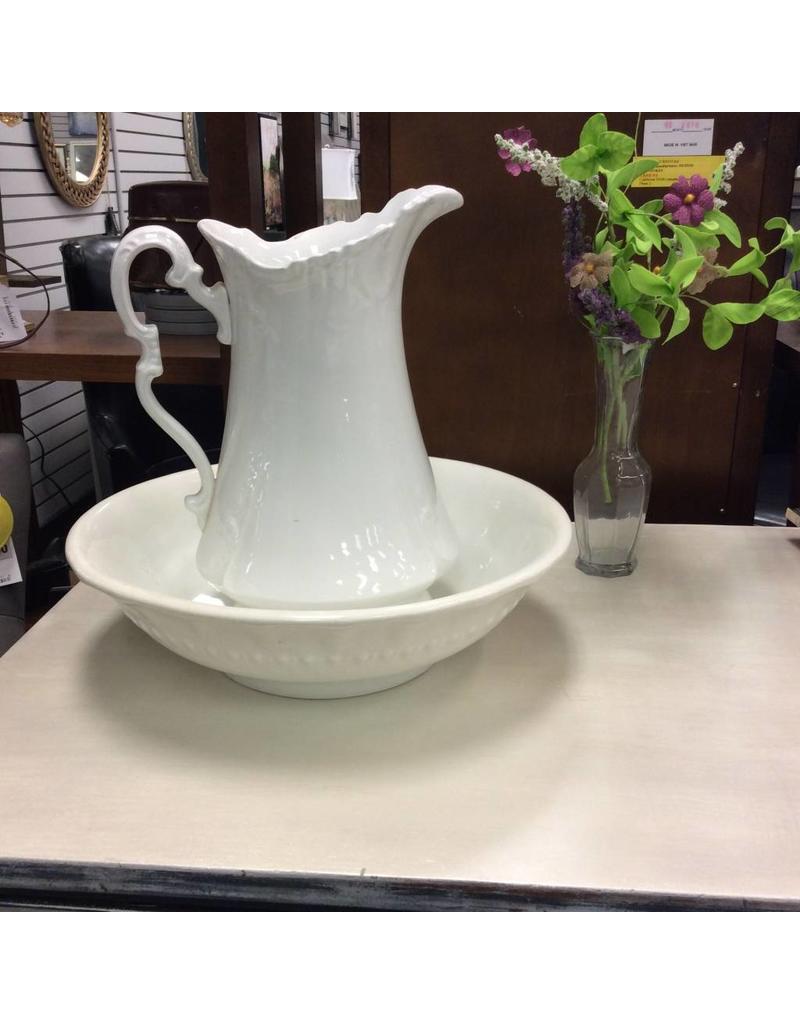 White Sterling Porcelain Pitcher