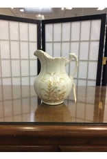 Ironstone Pitcher w/ Floral Pattern