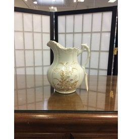 Ironstone Pitcher w/ Floral Pattern