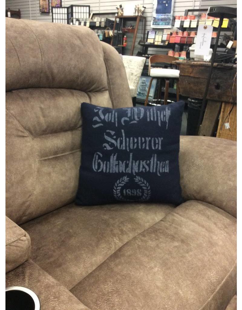 Decorative Felt Throw Pillow - N