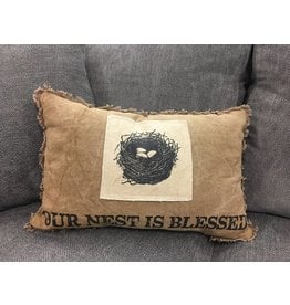 Nest is Blessed Pillow