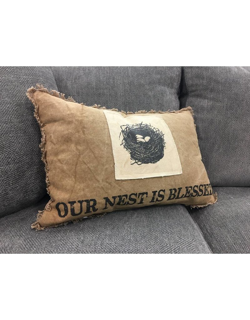 Nest is Blessed Pillow