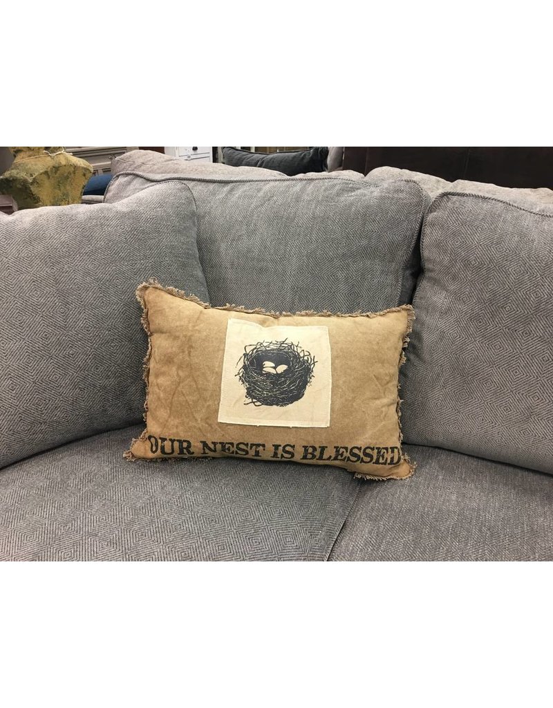 Nest is Blessed Pillow