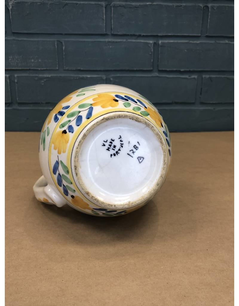 Italian Floral Themed Water Pitcher