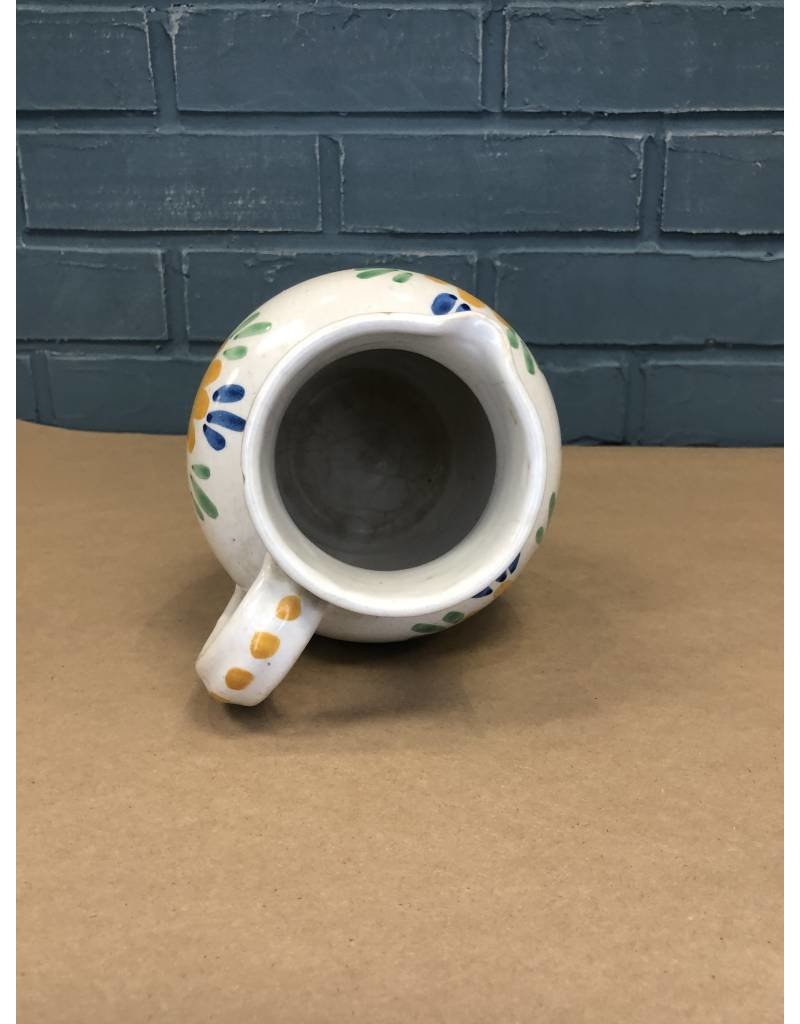 Italian Floral Themed Water Pitcher