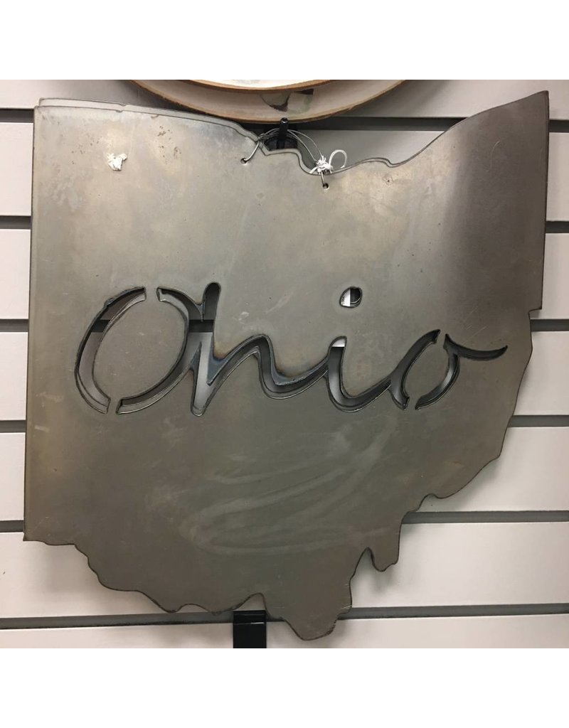 Metal Ohio w/Ohio Cutout