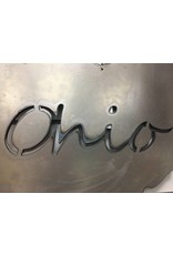 Metal Ohio w/Ohio Cutout