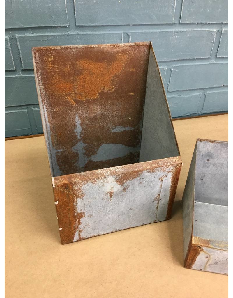 Rusty & Galvanized Boxes set/2