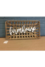 Farmhouse Tobacco Basket Wall Art