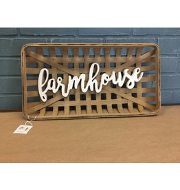 Farmhouse Tobacco Basket Wall Art