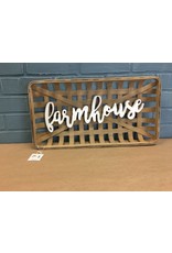 Farmhouse Tobacco Basket Wall Art