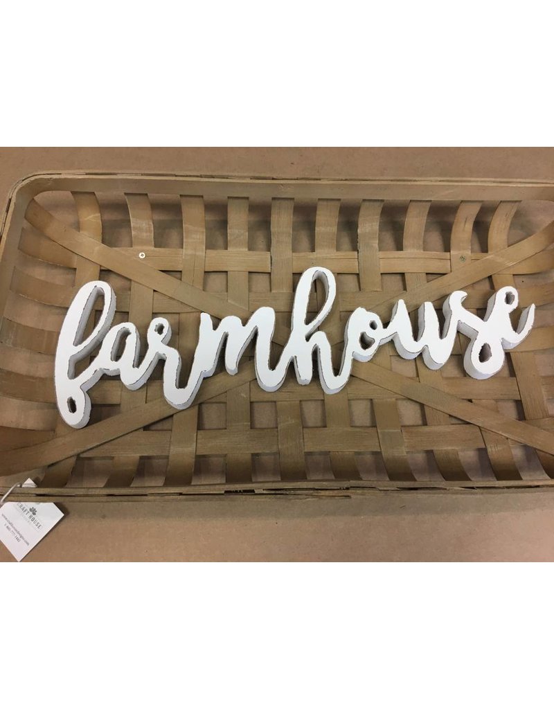 Farmhouse Tobacco Basket Wall Art
