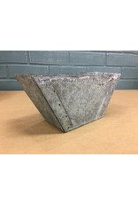 Set of 3 Galvanized Flower Boxes