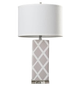 Benton 27" Table Lamp - Gray