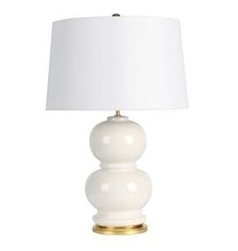 Mercer41 Ponder Ceramic Double Gourd 28" Table Lamp