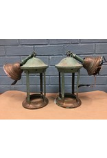 Pair of Vintage Decorative Lantern Style Pendants