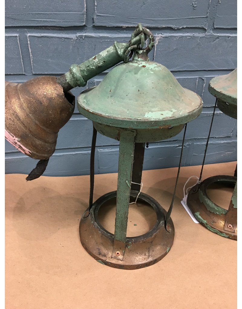 Pair of Vintage Decorative Lantern Style Pendants
