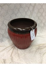 Red Ceramic Planter