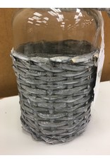 Willow Glass Bottle 8"