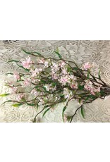 Bliss Buds Bush, Light Pink, 13"