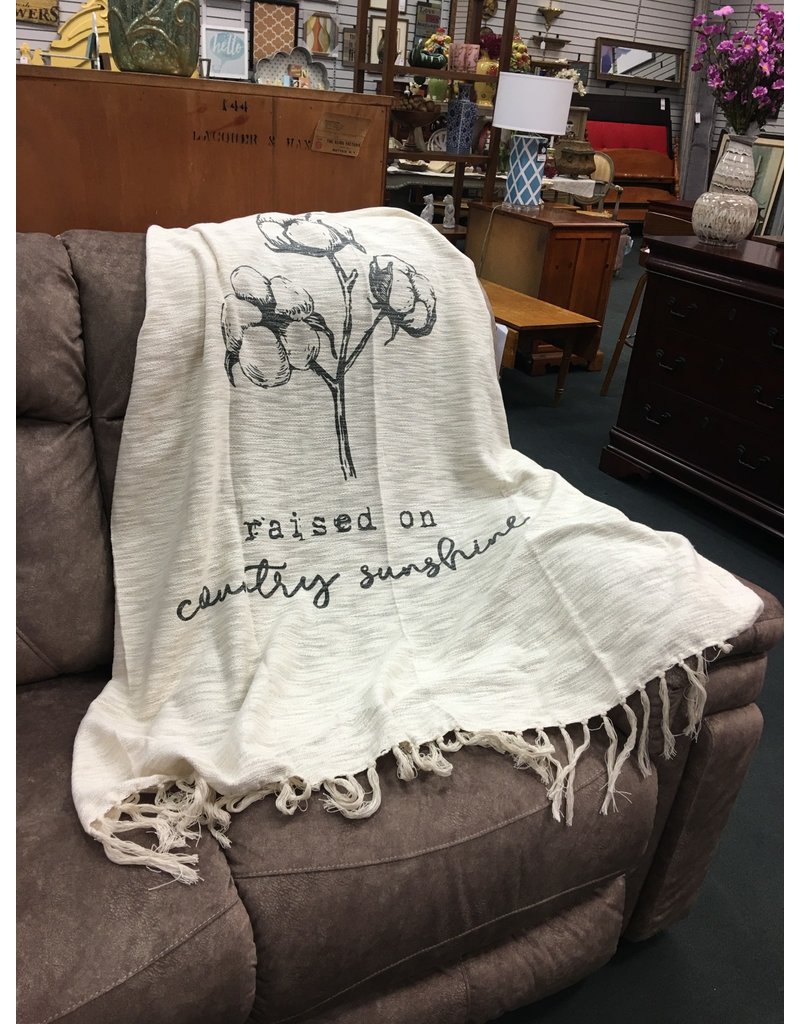 Country Sunshine Woven Throw