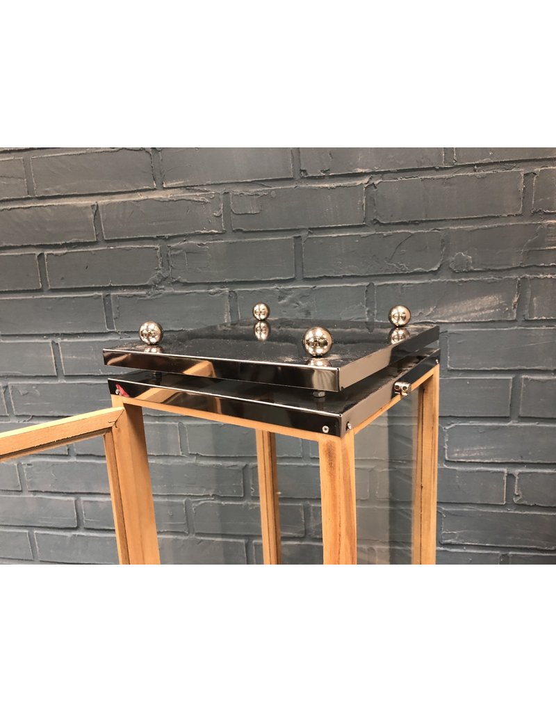 Wood and Metal Lantern