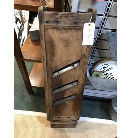 Antique Primitive Kraut Slicer/Shredder