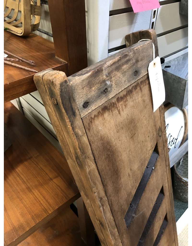 Antique Primitive Kraut Slicer/Shredder