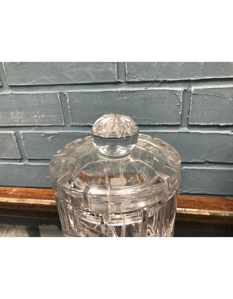Crystal Dish w/ Lid