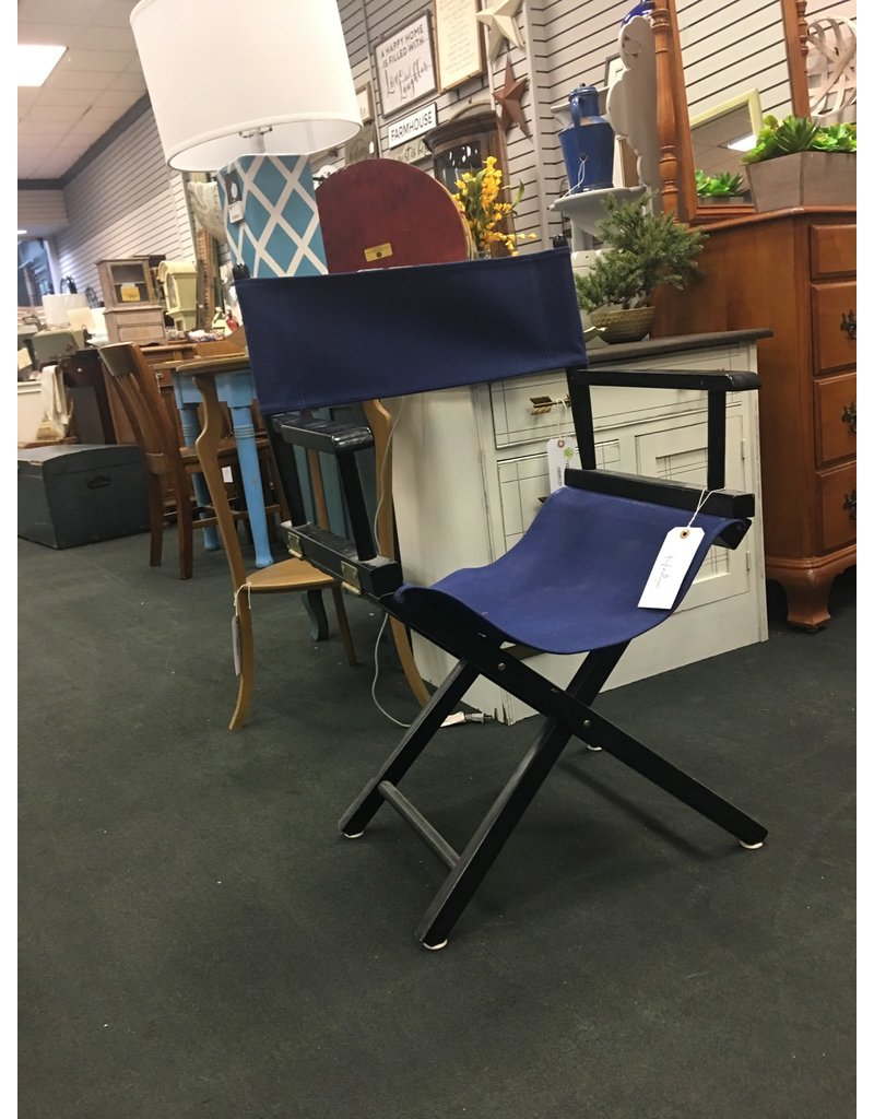 Director Style Black Chair
