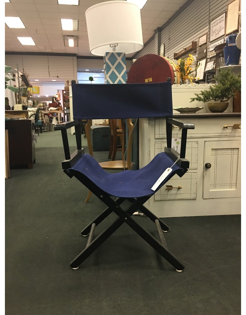 Director Style Black Chair
