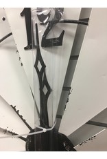 White Enamel Windmill Clock
