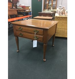 2 Drawer Square End Table