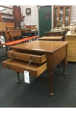 2 Drawer Square End Table