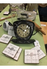 Ebern Designs Fresnel Coffee Mug Wall Clock