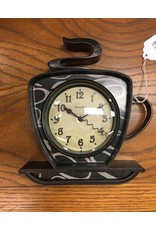 Ebern Designs Fresnel Coffee Mug Wall Clock