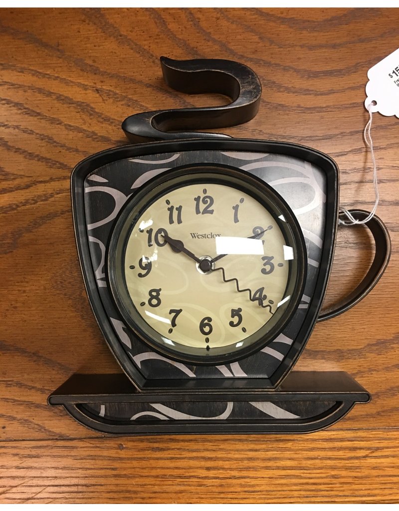 Ebern Designs Fresnel Coffee Mug Wall Clock