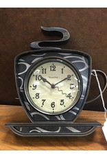 Ebern Designs Fresnel Coffee Mug Wall Clock