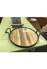 Wood and Metal Tray