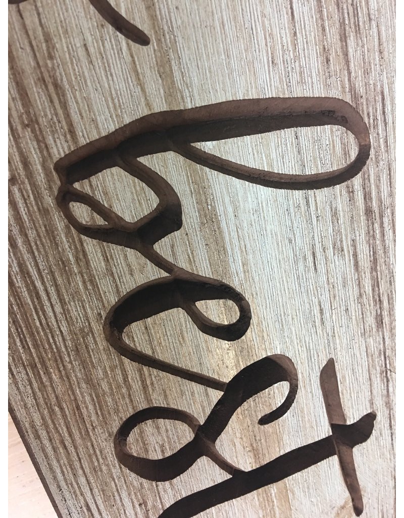 Our Nest is Best Engraved Sign, 24"