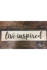Live Inspired Engraved Sign, 2'