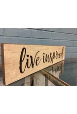 Live Inspired Engraved Sign, 2'